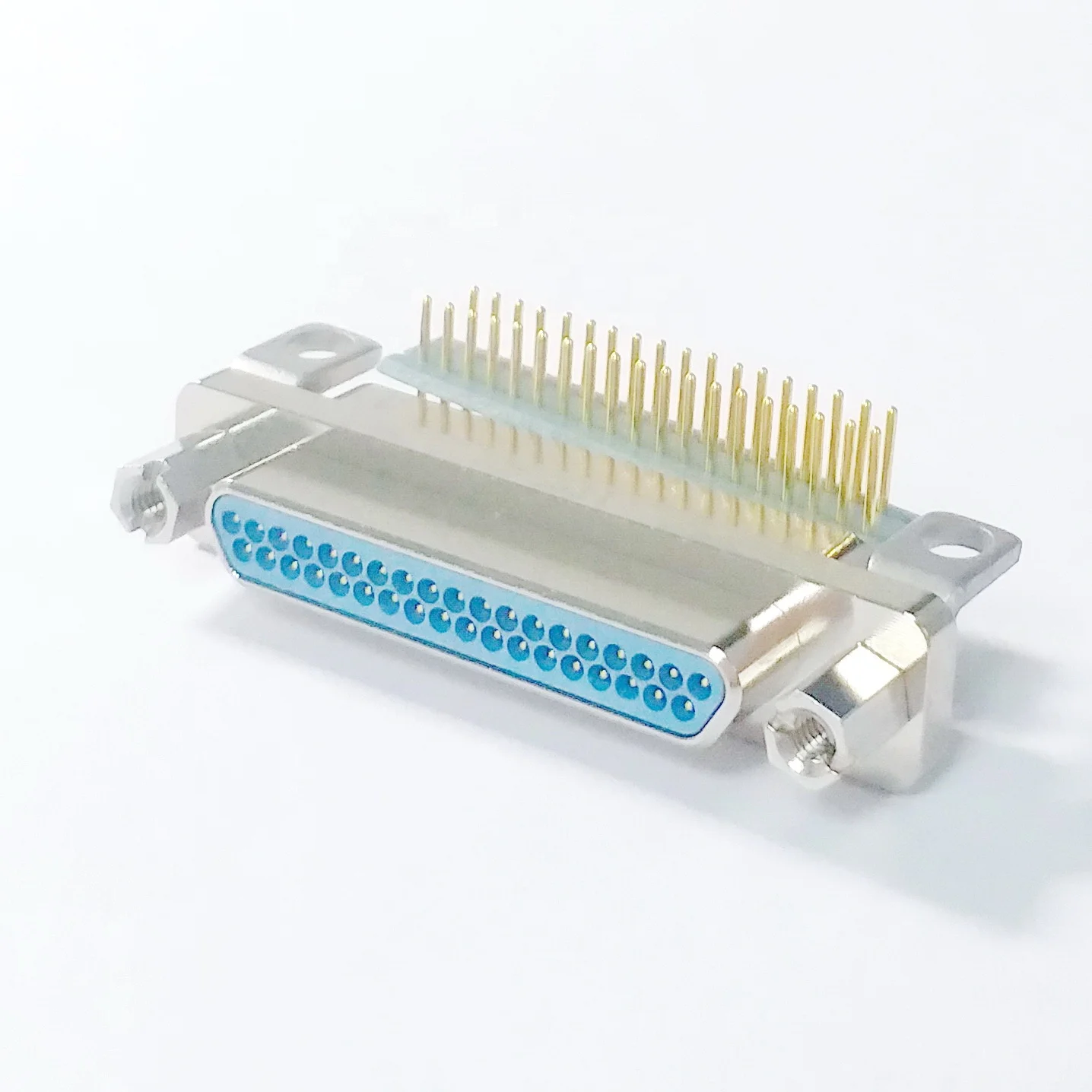 

Micro-d pcb connector for 37 pin plug pc board right angle