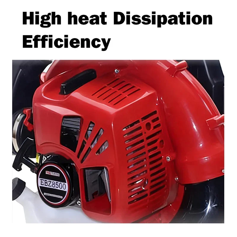 3500W Rugzak Gas Bladblazer Professionele Luchtblazer Machine 2-takt Rugzakblazer Benzine Tuinblazer voor Sneeuw en Bladeren