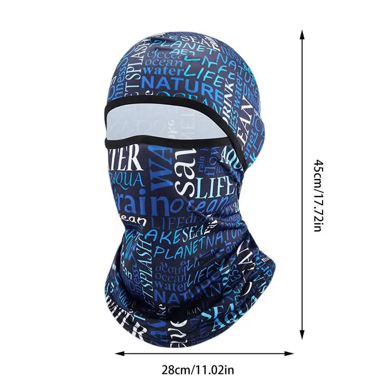 UV Protection Face Cover Scarf Summer Full Face Cover Summer Sun UV Protection Face Cover Neck Gaiter Headgear For Unisex