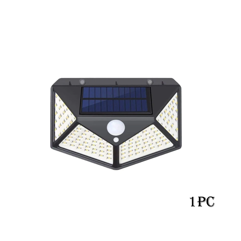 1-12 stuks zonne-verlichting buiten 100 LED wandlamp bewegingssensor verlichting waterdichte zonne-straatverlichting voor tuin veranda tuin garage