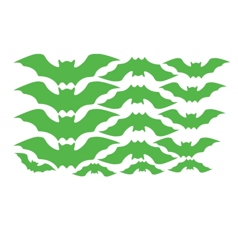 DIY 3D Dơi Trang trí Halloween Bộ nhãn dán PVC Dơi Nhện