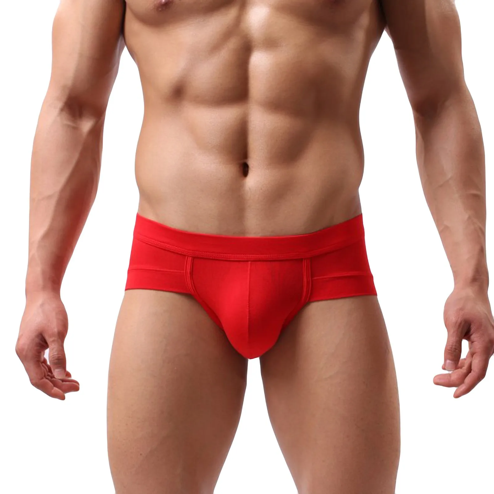 Men Fashion Sexy Gay Classic Men\'s Briefs New Male Sleepwear Panties Low Waist Underpants Modal Underwears Briefs