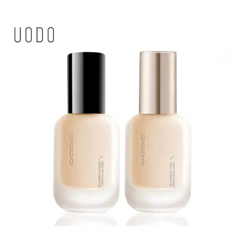 UODO Hydrating Oil-Control Foundation Liquid Long-Lasting Matte Finish Lightweight Formula For Oily&Combination Skin Base Makeup