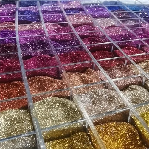 Imagen 2 del producto 10 g/paquete de polvo de brillo holográfico para decoración de uñas, pigmento fino láser de 0,2mm, polvo de brillo Holo, pigmento de decoración para manicura