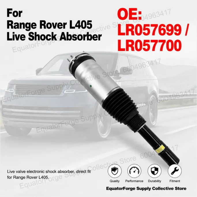 Comfort Ride Direct Fit High Stability Live Valve Electronic Shock Absorber for Range Rover L405 - OE LR057699 / LR057700