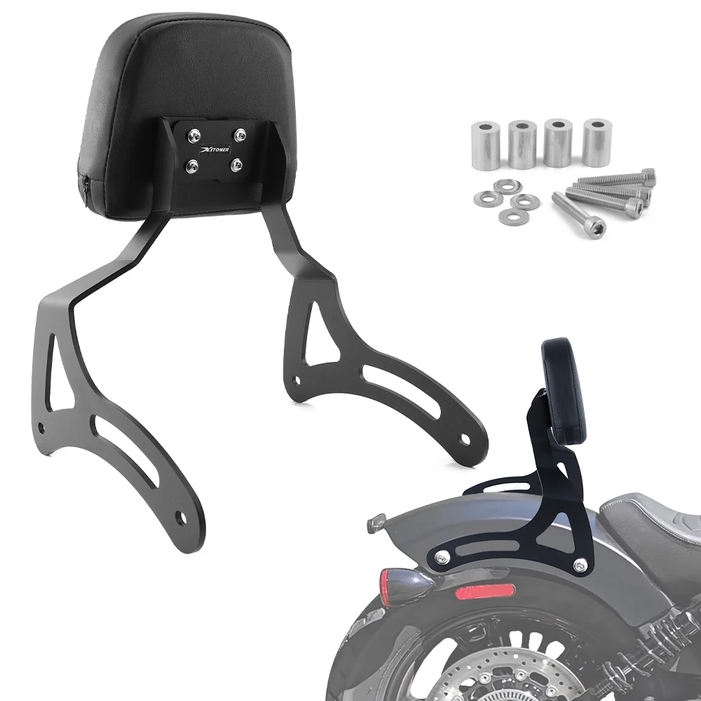 

For Indian Scout 2025+ Motorcycle Driver Backrest Support Rider Sissy Bar Seat Back Rest Rear Back Cushion Pad