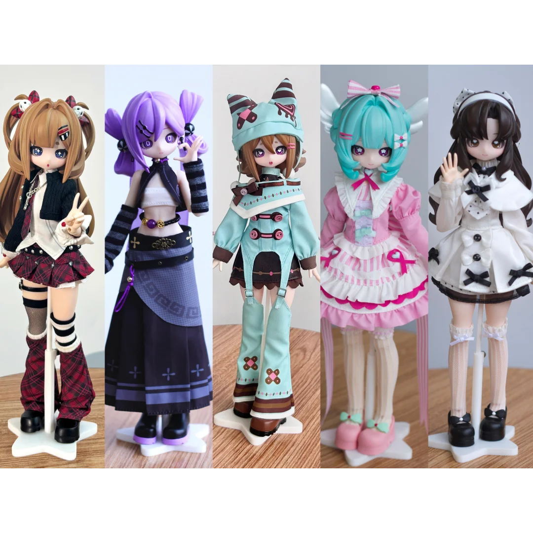 Genuine Spinning Radio Wave Series Special 1/6 Action Figure Bjd Blind Box Limited Hang Card Doll Model Ornament Collect Gift