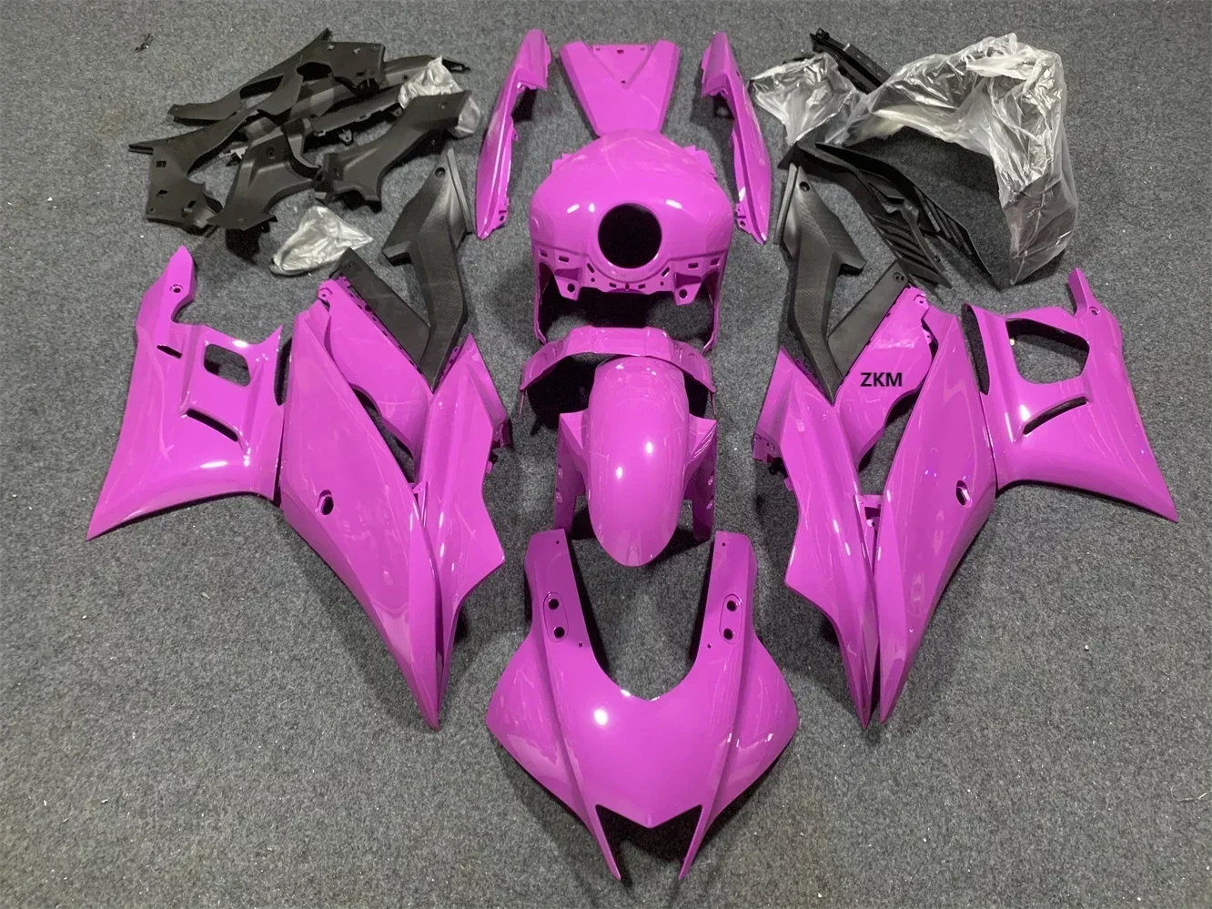 Injection New ABS Fairings Kit Fit for YAMAHA YZF- R3 R25 2019 2020 2021 2022 19 20 21 22 23 Bodywork Set cyan