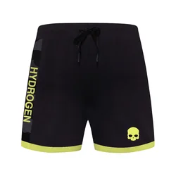 Men's Shorts Side Font Print Sport Quick Drying Tennis Shorts Running Fitness Men's Tennis Club Clothing Drawstring Shorts