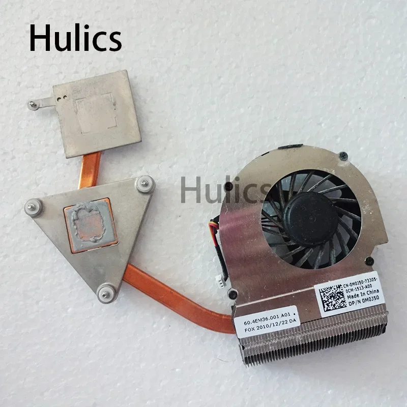 Hulics используемый охлаждающий вентилятор для ноутбука, кулер процессора для процессора DELL N5030, процессор 0M0J50