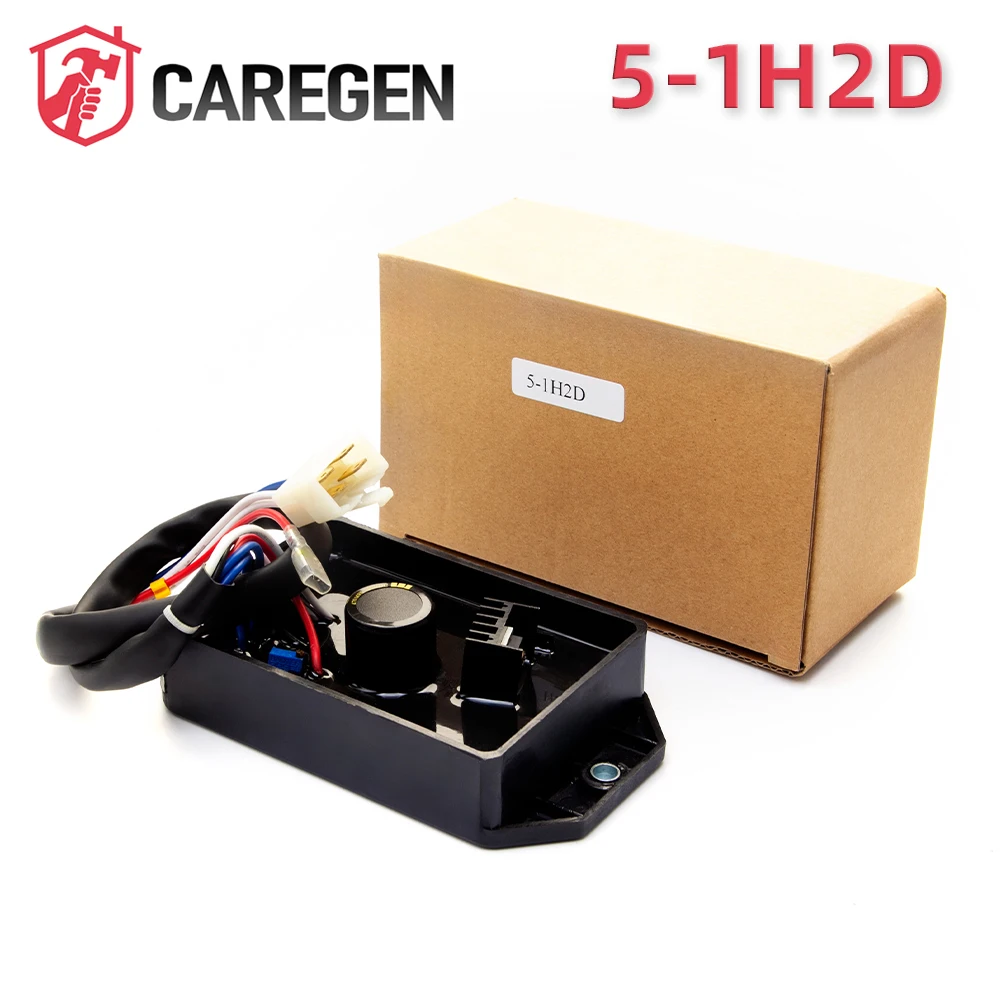 5-1H2D 2KW 3KW AVR Generator Automatic Voltage Regulator Stabilizer Adjustment Board 220V For Generator Parts 250v/220uf