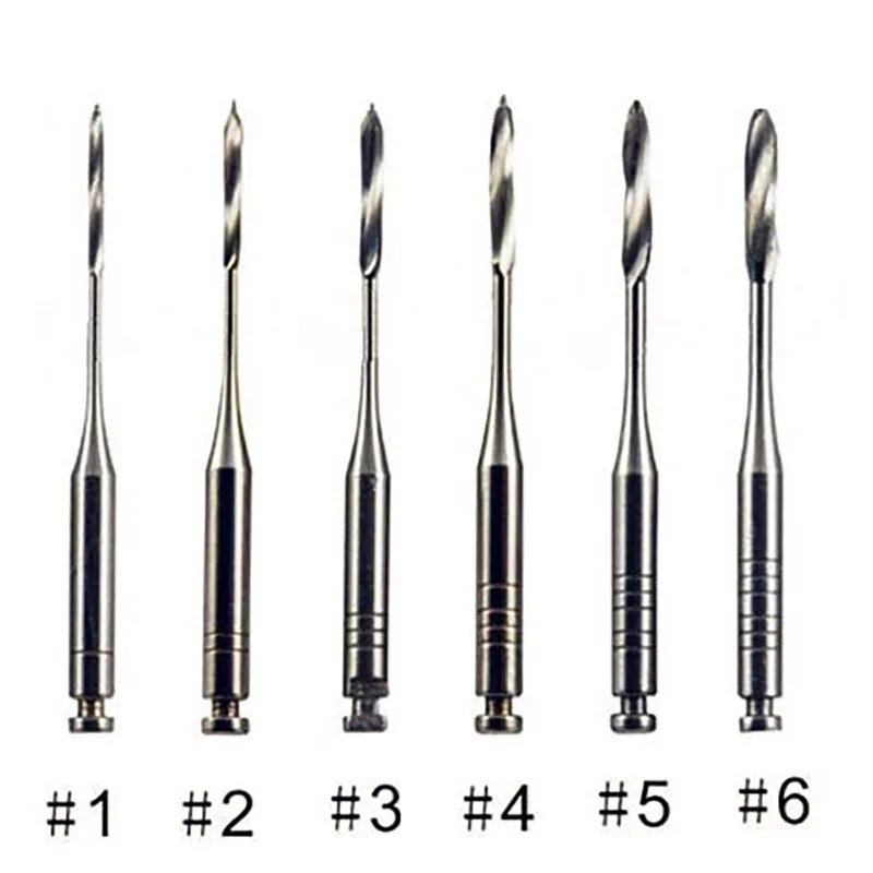 6 قطعة/صندوق محرك الأسنان استخدام بوابات اللبية الحفر بيسو موسعات Glidden Rotary32mm # 1-6 ملفات إندو من الفولاذ المقاوم للصدأ طبيب الأسنان