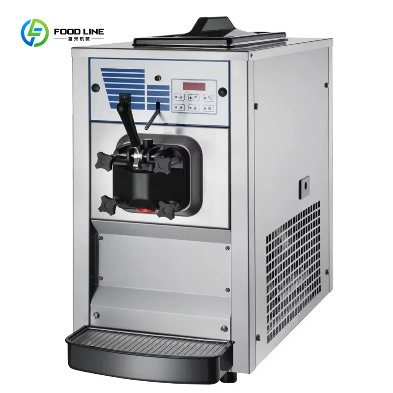 25L/H Automatic Ice Cream Machine Commercial Soft Serve Maker for Shop Restaurant Custom
