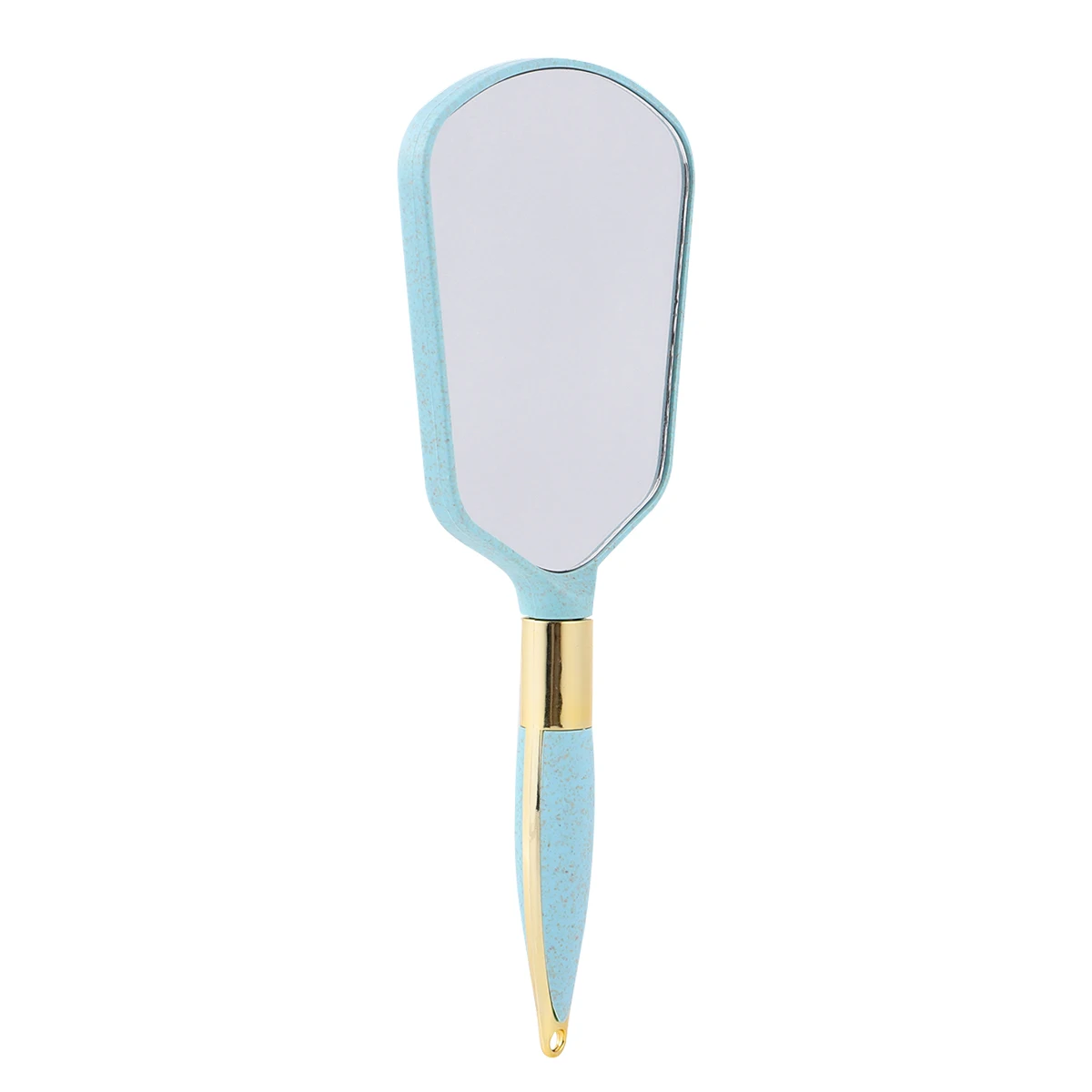 ハンドル付きミラー仕上げ、飛散防止ガラス、軽量、ポータブル、ホームストア、メイクアップミラーデザイン