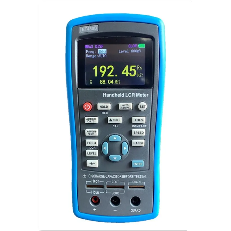 ET430 ET432 ET433 ET431 ET430B Handheld LCR High Precision Digital Bridge TFT Liquid Crystal Dissolution Resistance Met