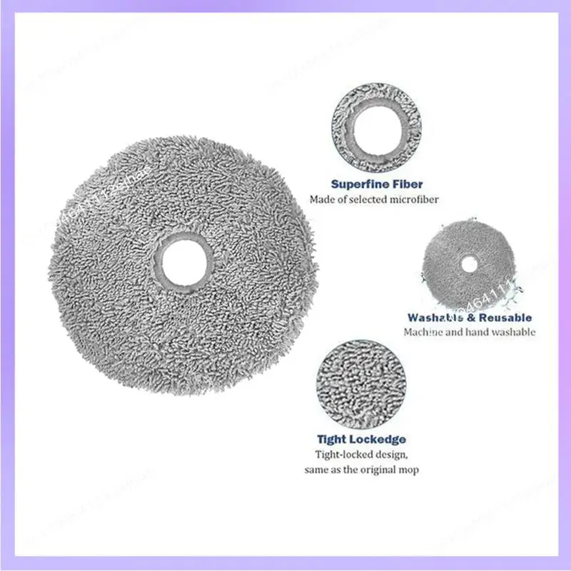 N83R لـ Dreame Mova P50 Pro Ultra/ P10 Pro Ultra/ P10 Ultra قطع غيار فرشاة جانبية رئيسية فلتر Hepa ممسحة قماش كيس لجميع الغبار