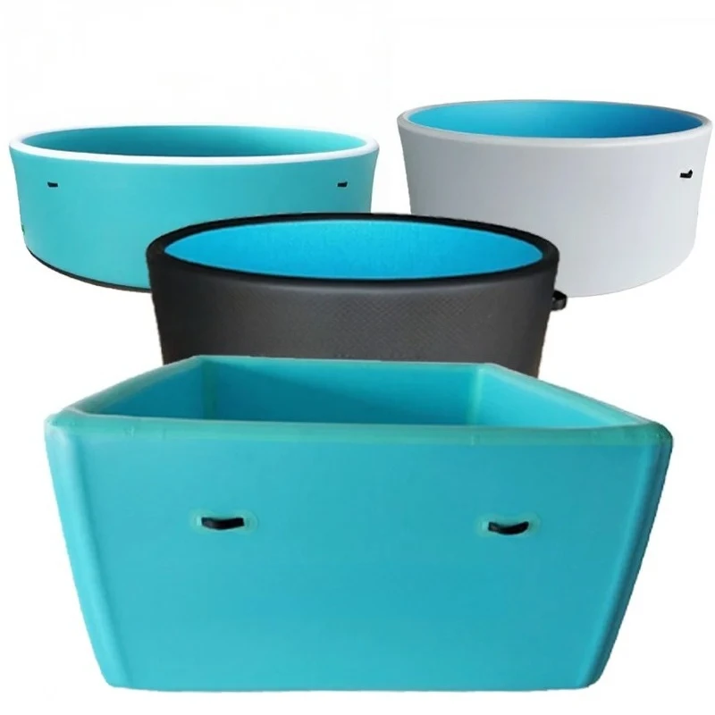 Custom Size Inflatable Swimming Pool Round/Rectangle PVC Drop Stitch Above Ground Water Pool, for Outdoor Backyard Garden