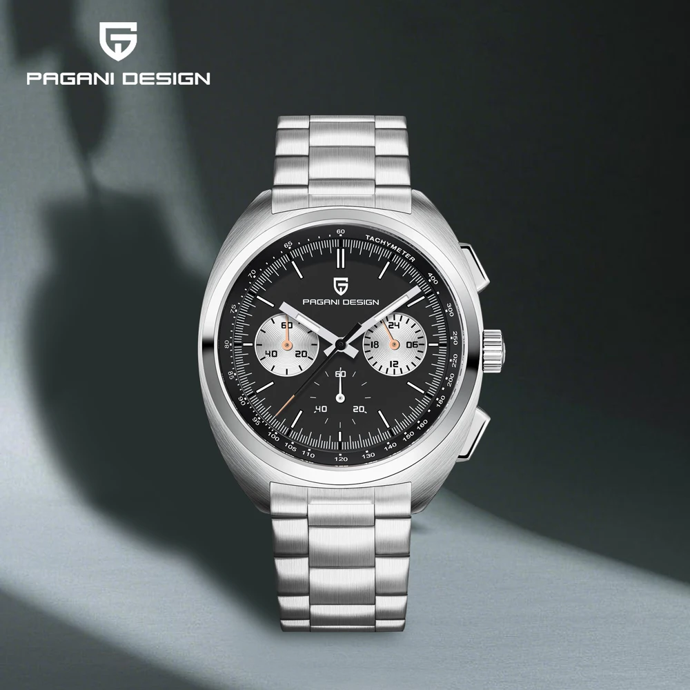 2026 Neue PAGANI DESIGN Uhren Top Klassische Luxus-Quarzuhren für Herren Saphirglas Wasserdicht Edelstahl Chronograph