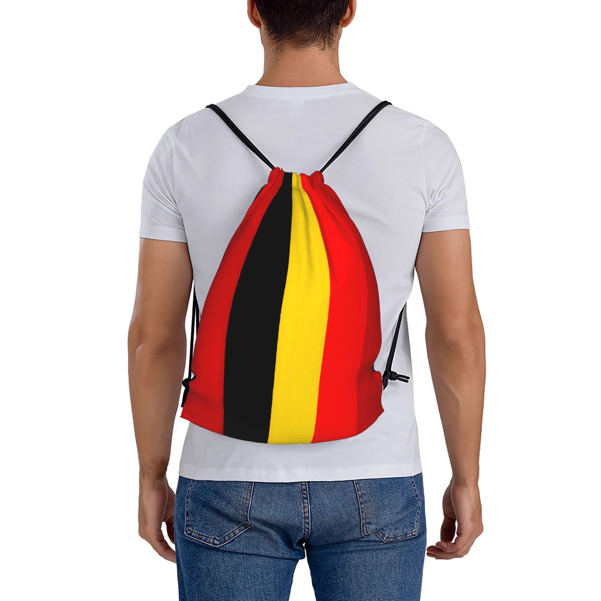 Soccer Football Fan Merch 35  Drawstring Bags Hiking Unisex Storage Organize Bundle Pocket Rope Bag