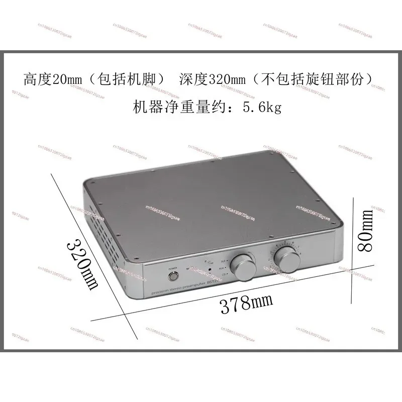 BST27 Fully Balanced Preamplifier - Audiophile Class A Tube Remote Control Replica Hi-Fi Preamplifier for Home Use