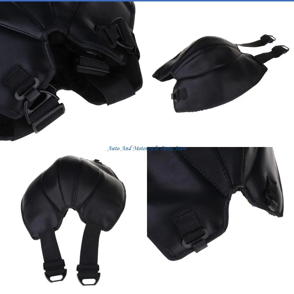 P9FD Windproof Leg Protector Mat 2Pcs Motorbike E-bike Riding Warm Knee Pads for Man