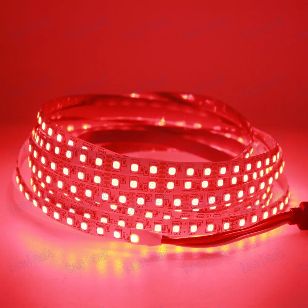 Imagem -04 - Flexível Led Light Strip Cor Rgb Mutável Pcb dc 12v 24v 12 0leds por m 3535 mm mm Pcb de Largura 5m por Lote