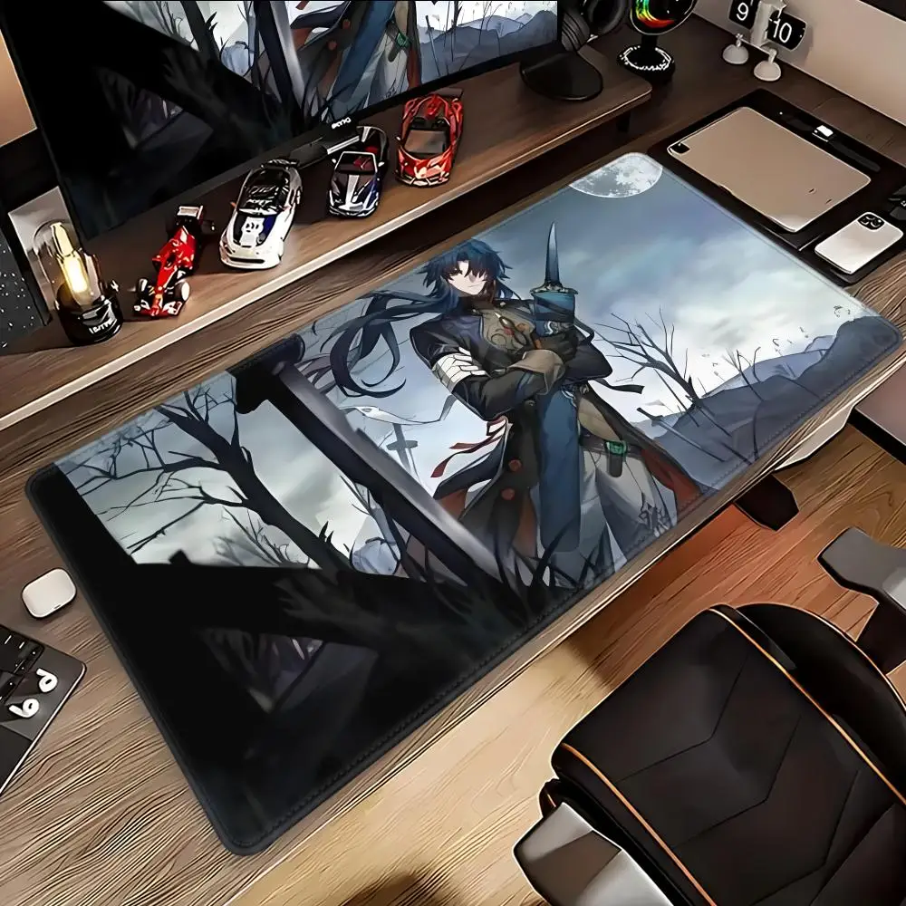 

Mouse Pad Desk Mouse Pad Cute HD Desk Pad Extended Gaming Keyboard Mats Large 100x50cm XXL Imhibitor Lunae Blade Gamer Mousepad