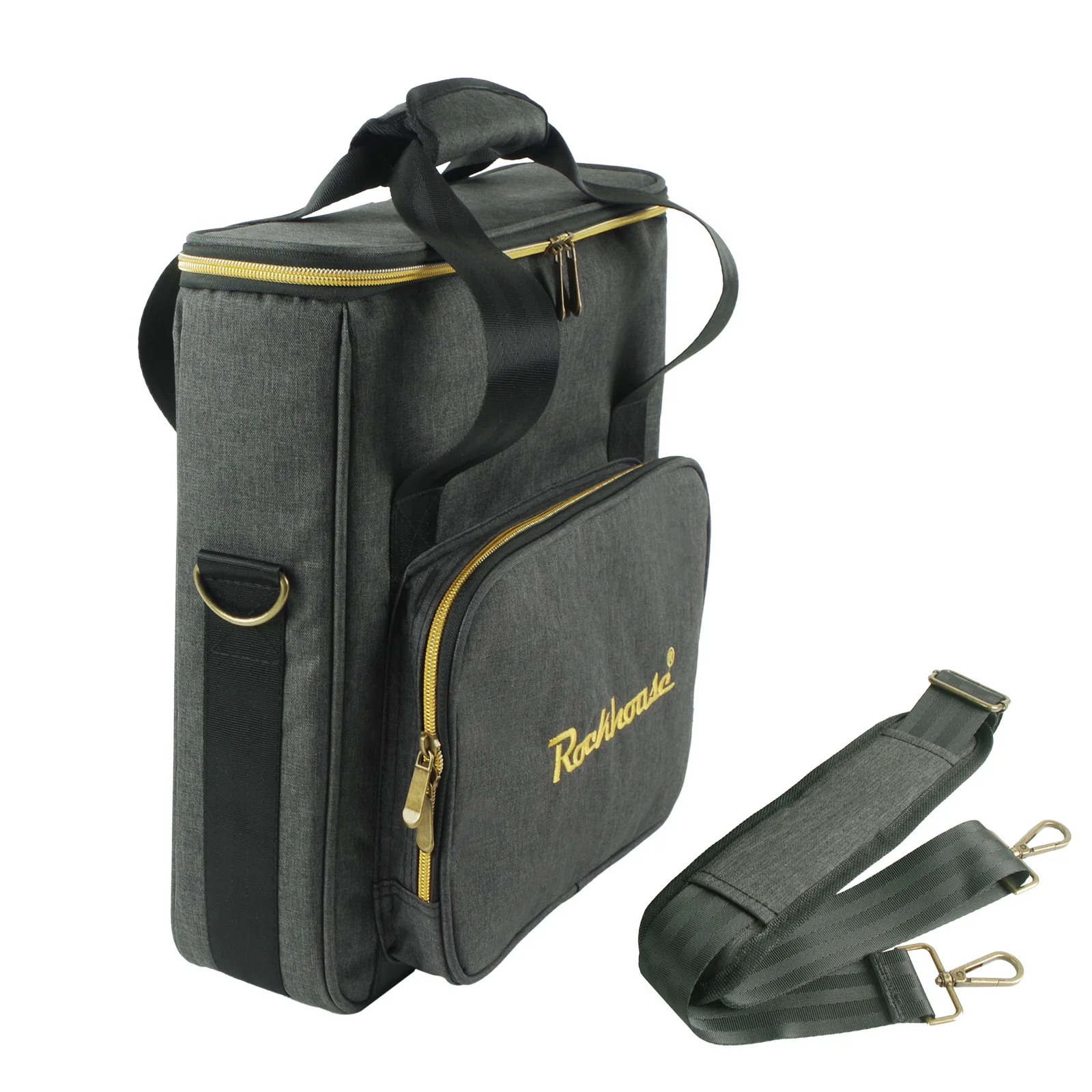 For  Vinyl Records Storage Bag LP Vinyl Records Travel Carrying Case Waterproof CDs Organizer Bags Up To 10 Vinyl Albums