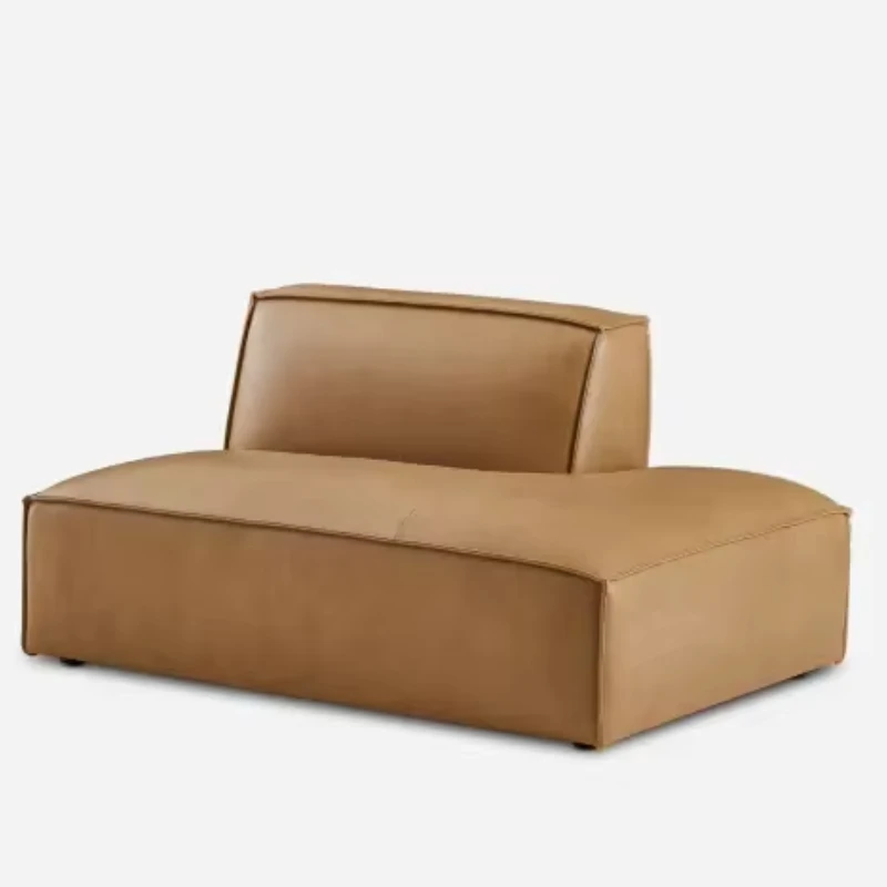 Home Living Room Sofa Set Furniture Velvet Brown Combination Sofa