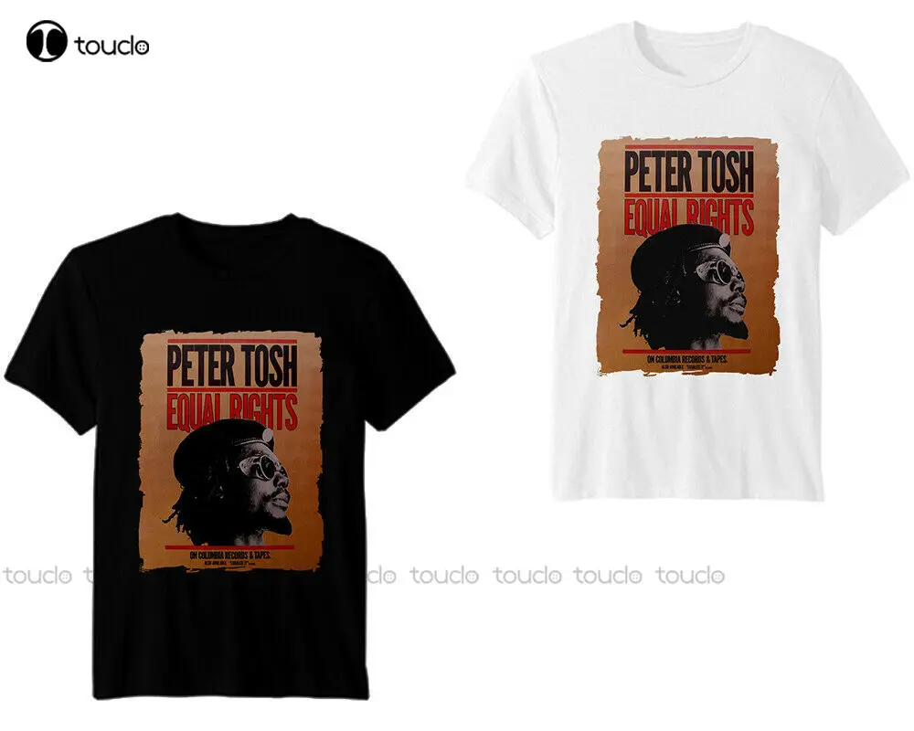 Peter Tosh - Reggae Music 티셔츠 남성용, 커스텀 어덜트 틴 유니섹스 디지털 프린팅 티셔츠, 여름 패션 티셔츠