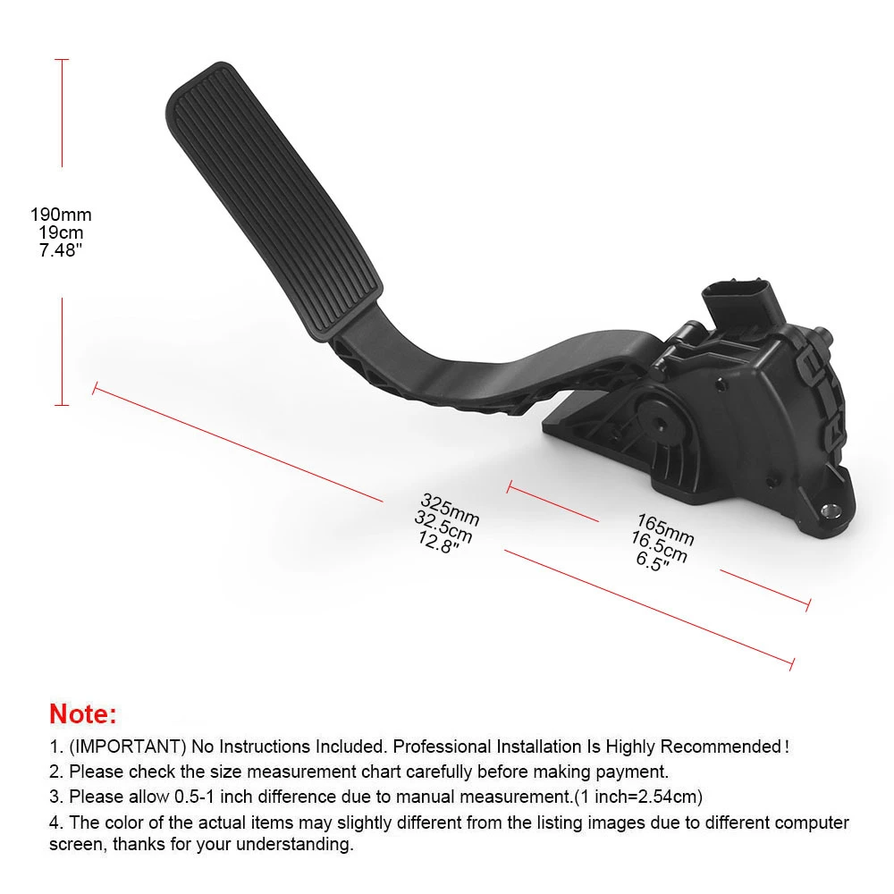 

Педаль акселератора в сборе с датчиком положения для грузовика Chevy GMC 2007-2011, установка Plug & Play