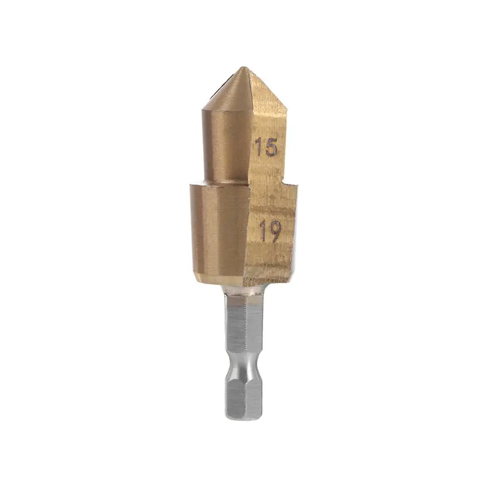 

PPR Water Pipe Fitting Reamer Punching Heavy Duty Plumbing Pipe Reamer 20/25/32 Hex Bit Powerful Conduit Reamer Plastic PPR PVC
