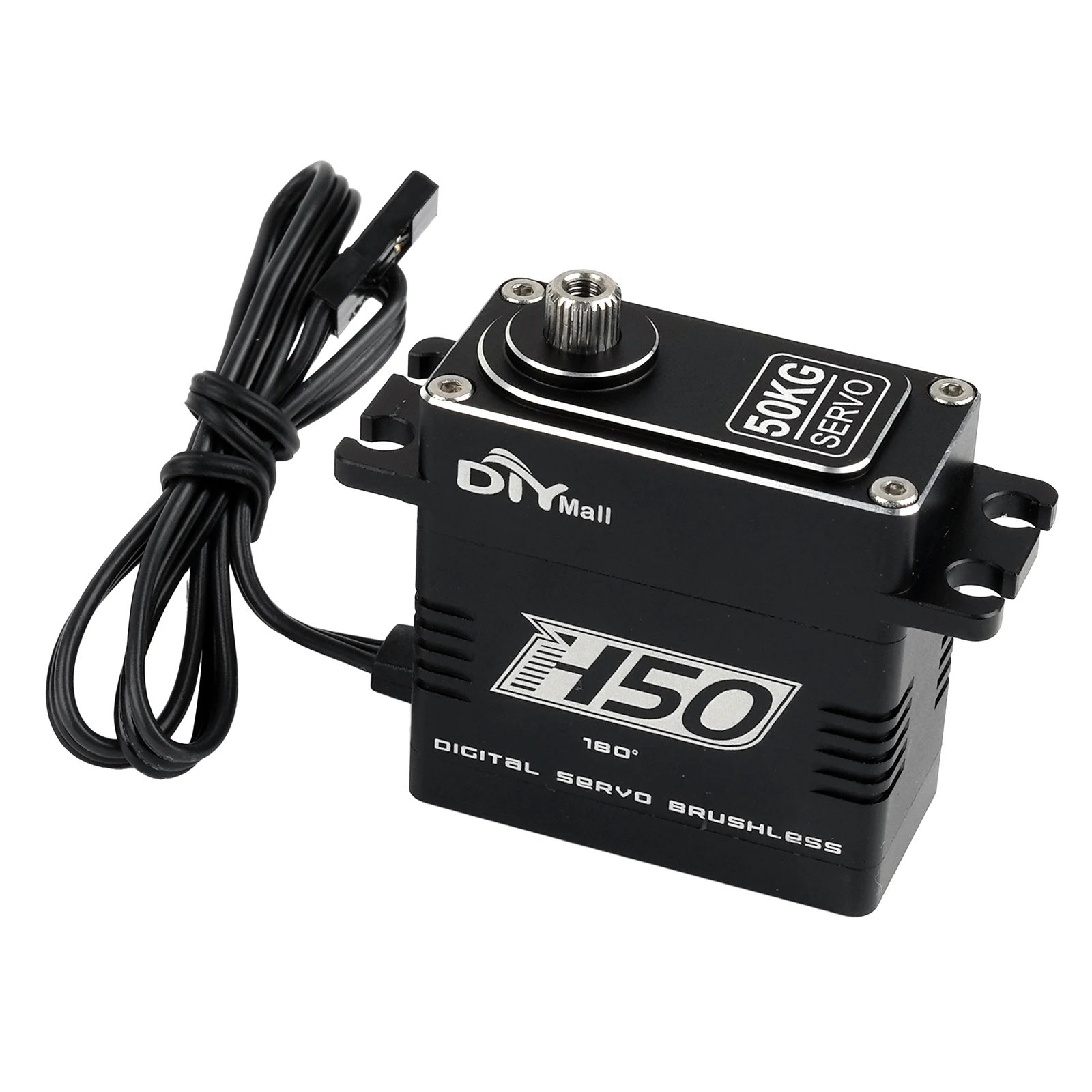 50kg.cm Digitale Servo 8.4V Volledig metalen borstelloze motor Waterdicht IP67 Stalen tandwiel Hoog koppel voor RC Auto's Voertuig Robot Servo's