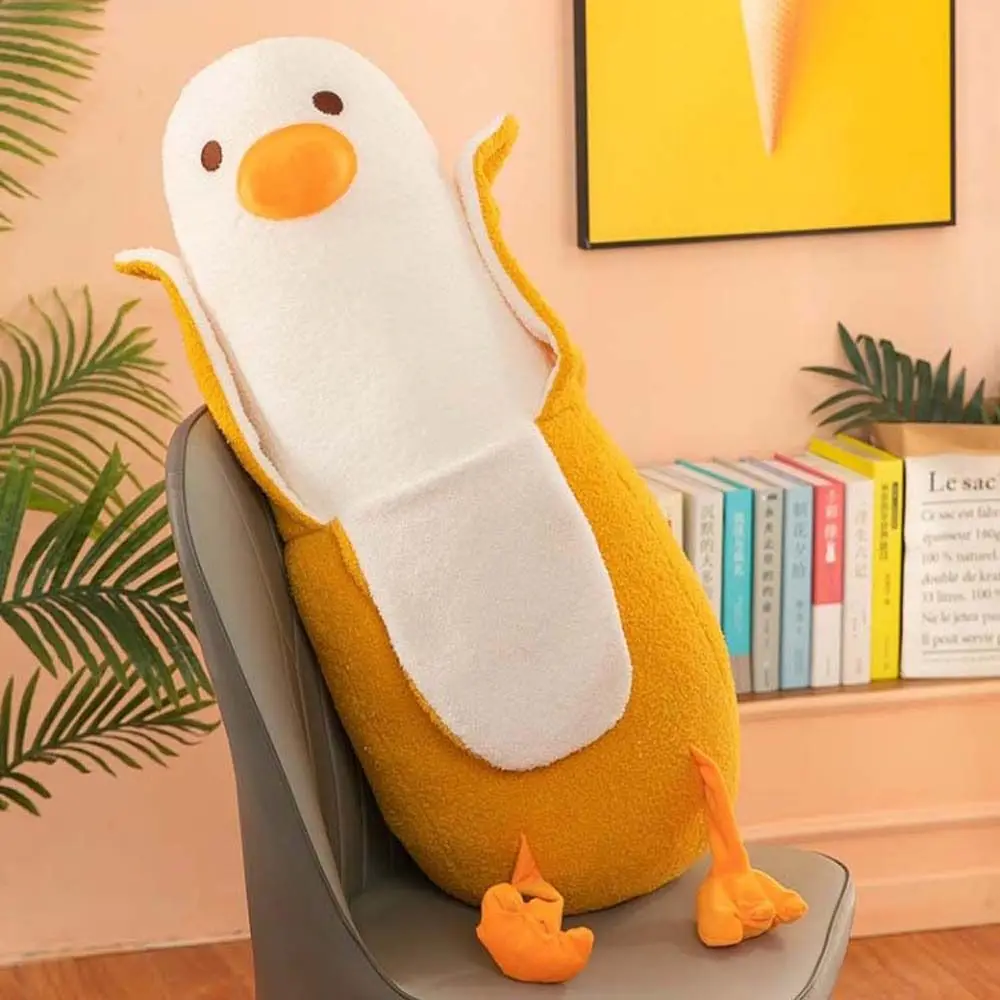 Home Decoration Plush Plants Sofa Cushion Plush Pillow Duck Plush Doll Stuffed Toys Banana Duck Plush Toy Banana Stuffed Toys