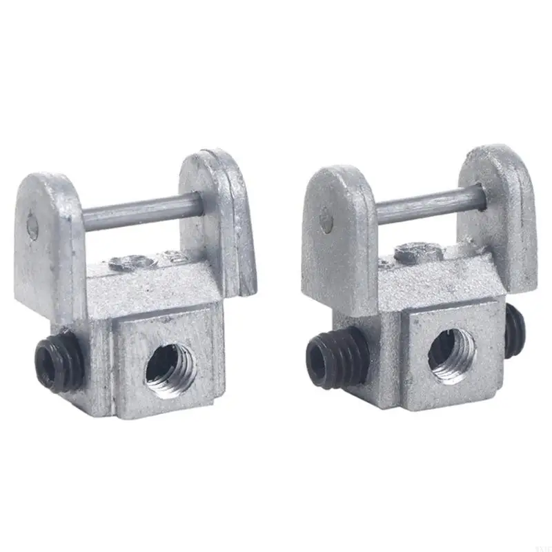 

WXTC 2Pcs Scrollsaw Blade Clamps Convenient Design Error Reducing Cutting Accessories