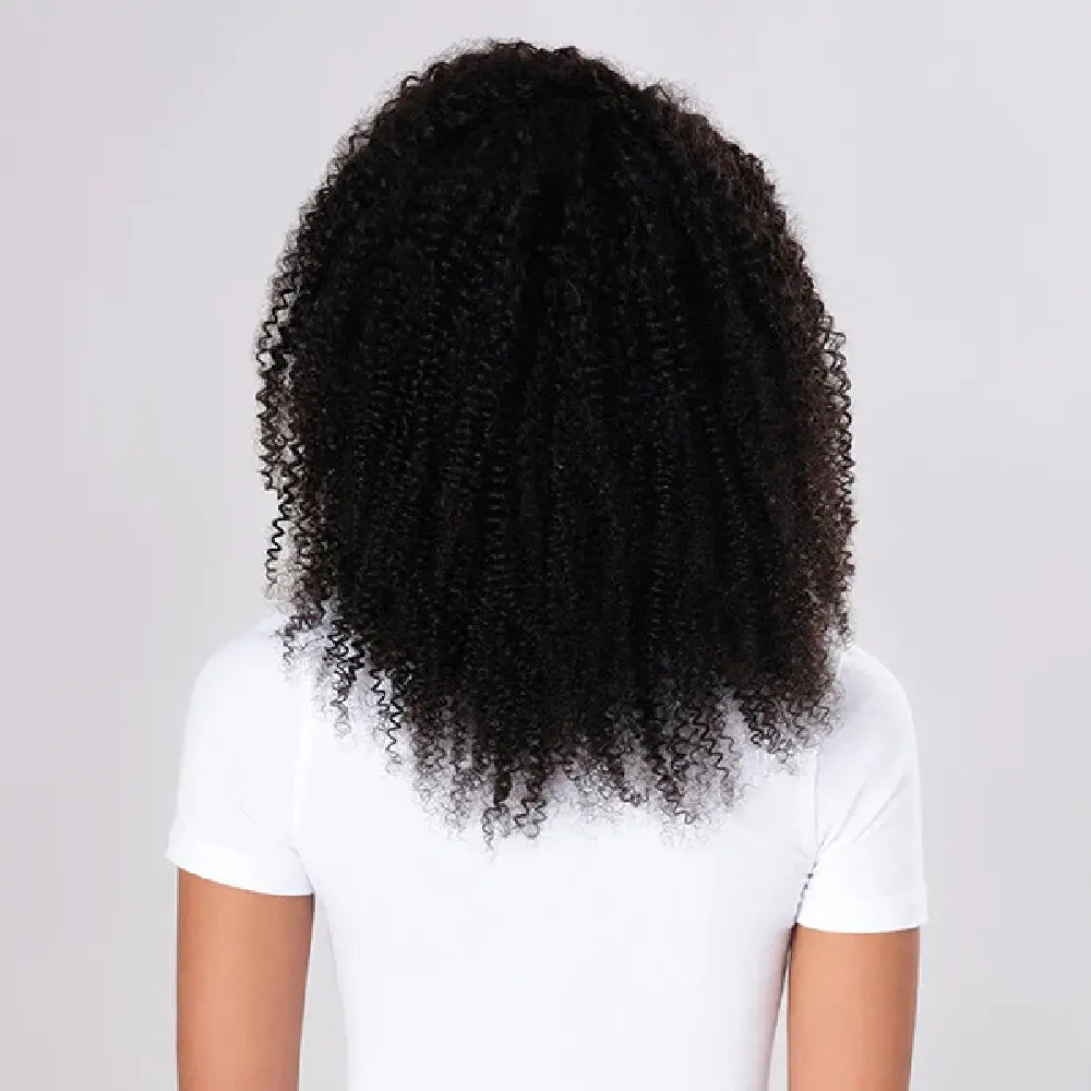 32 Inch Kinky Curly Headband Wig Human Hair Wig 250% Density Headband Wigs Remy Human Hair machine made Wig