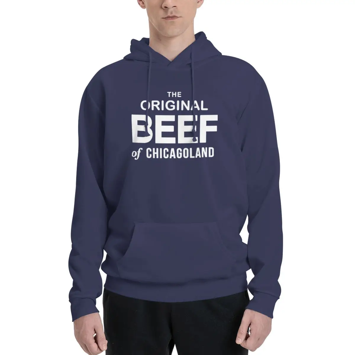 

Original Chicagoland Beef Company Pocket Hoodie Sweatshirt Graphic The Bear TV Show Hoodies Stylish Hoodie Long Sleeve Shirts