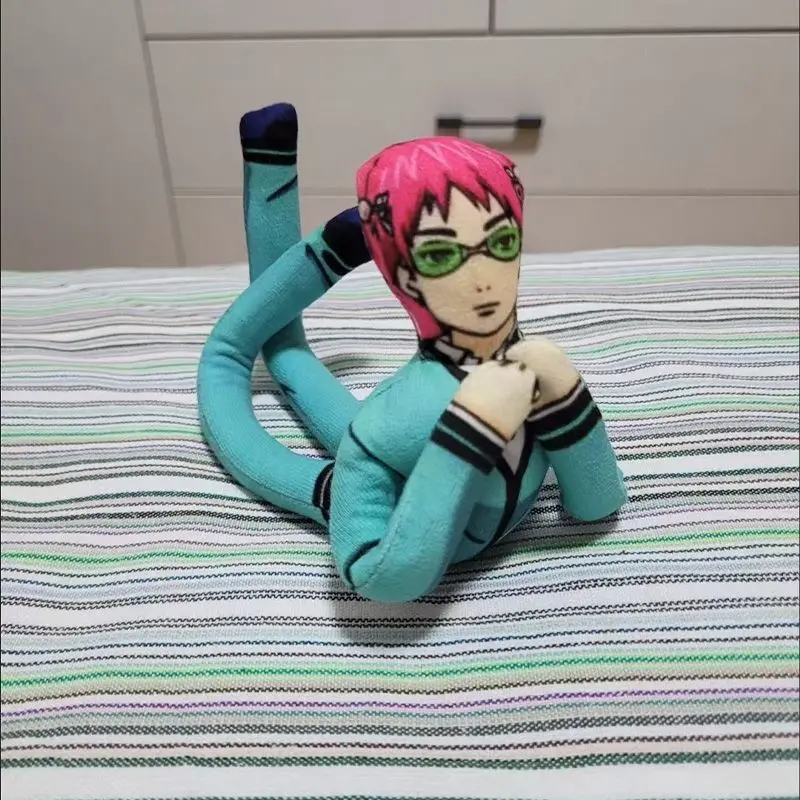 Anime The Disastrous Life of Saiki K Saiki Kusuo Cosplay Doll Twistable Shape Room Decoration Abstract Cartoon Figure Dolls Gift