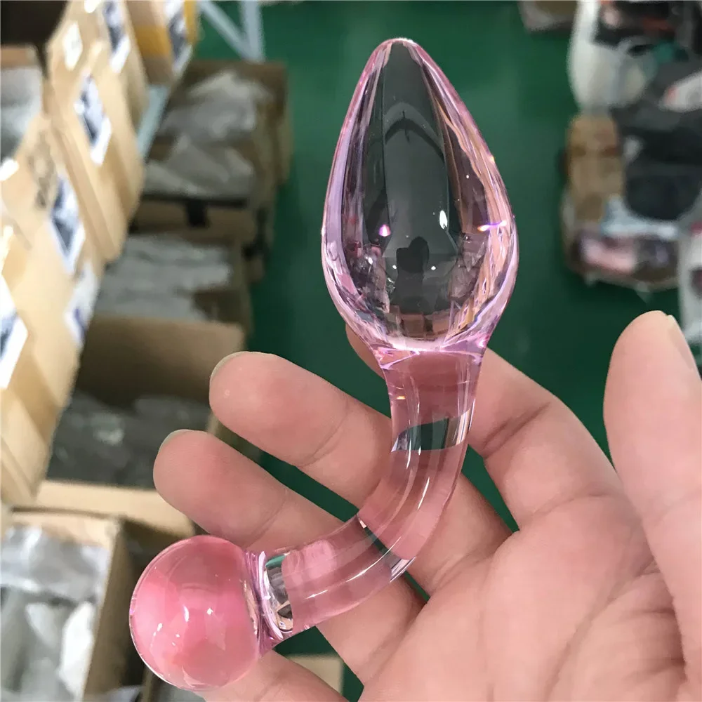 BDSM Fetish Glass Anal Plug Female Male Sex Toy Butt Plug Prostate Masturbator Stimulator Crystal Dildo Sex Toys for Women Men