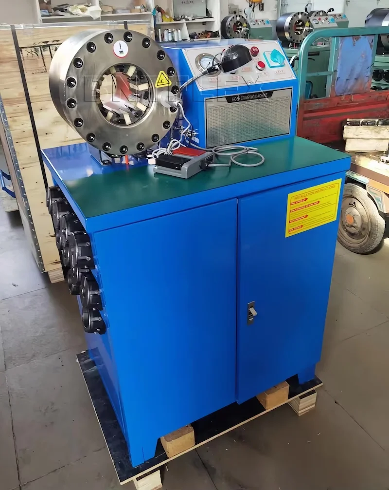 Quick dies tool break high accuracy rubber hose crimping machine