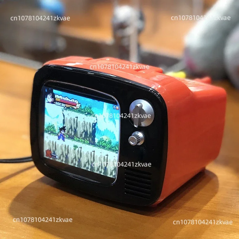 3.5-Inch TV Mini Portable Three-Shot Retro TV Android Game Console TV Nostalgic Outdoor Square Dance Smart Equipment  Elderly