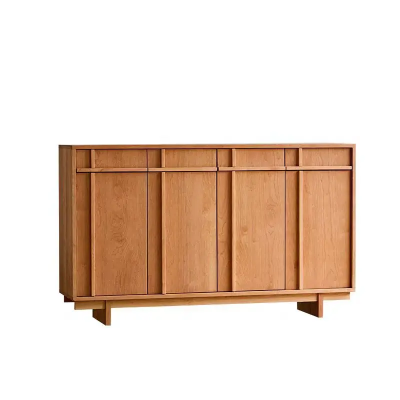 

North America, Cherry Wood, Solid Wood, Bone Line Shoe Cabinet