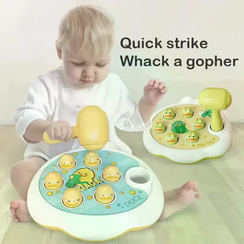 モグラたたきおもちゃ 赤ちゃん用 ハムスター 子供用 早期教育玩具 パチパチ叩くおもちゃ 子供向け