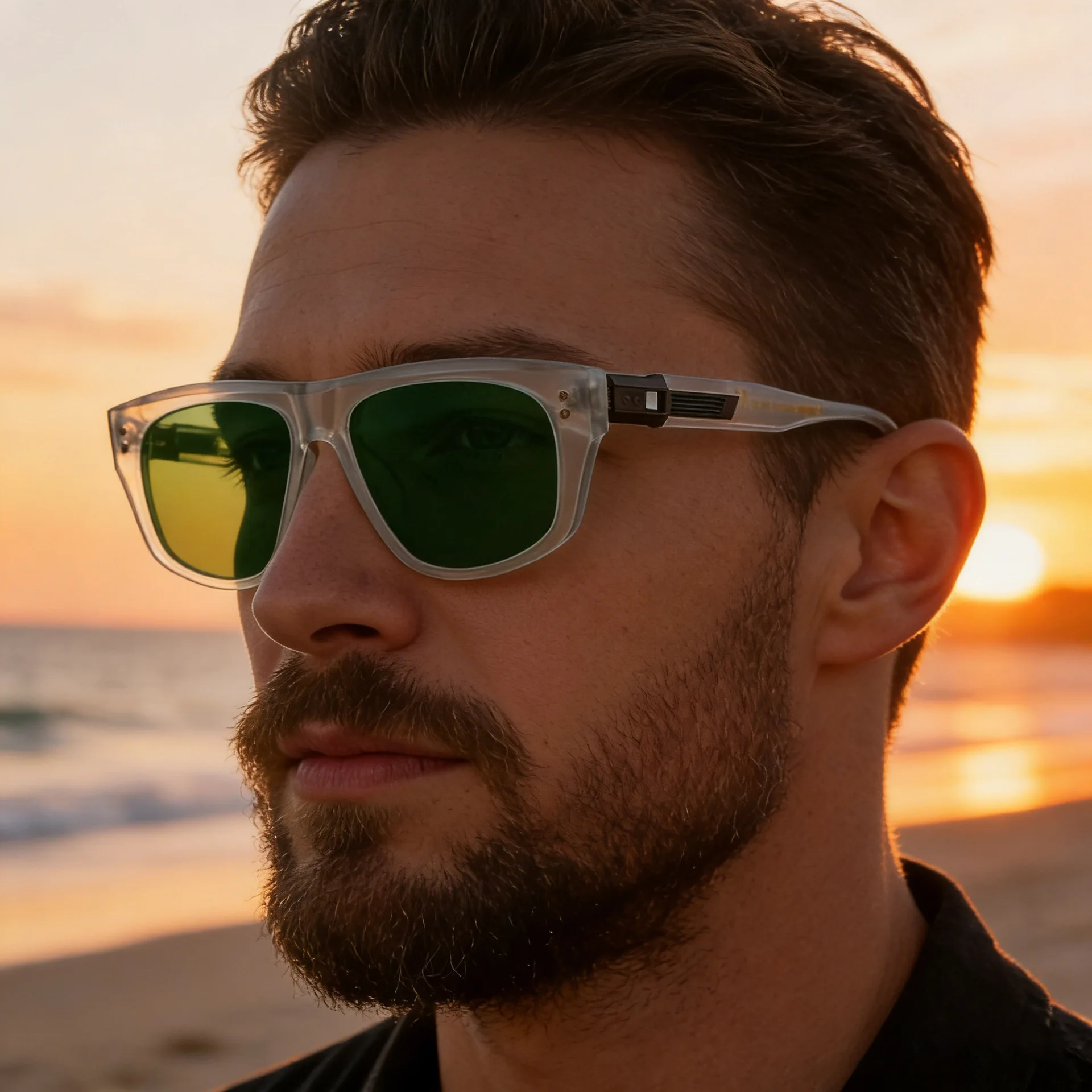 

2026 Vintage Retro Square Polarized Sunglasses Driving Sun Glasses Brand UV400 Eyeglasses Shades