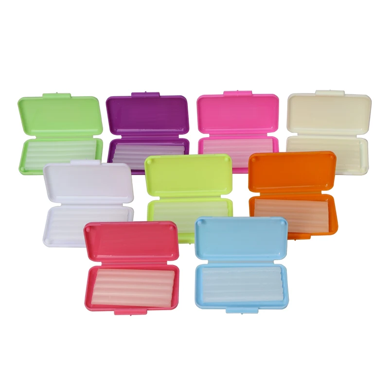 Boxed orthodontic brackets, pressure reducing wax, multi-color portable anti sharp edge protection barrier, oral products
