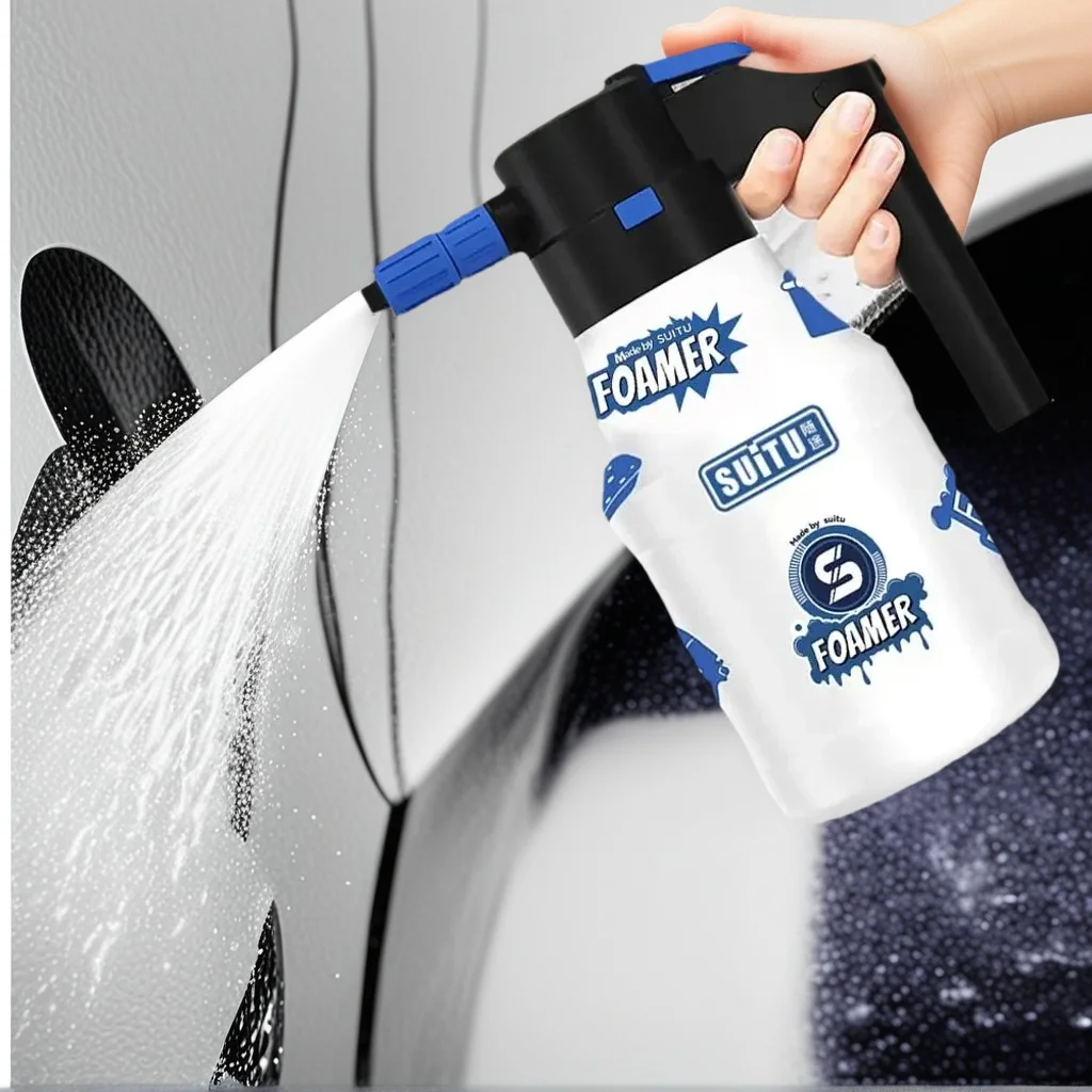 

​​Electric Spray Lance Bottle - 1.5L Foam Washer for Car Cleaning​​