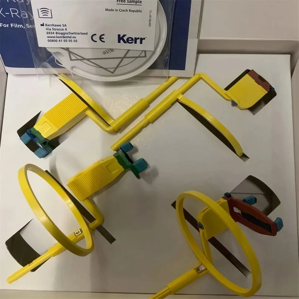 

Kerr Super Bite Senso Digital X Ray RVG Sensor Holder Kit Periapical Positioner Aiming Ring Autoclavable 2800 2801 2802