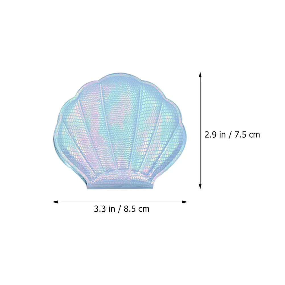 4-delige shell compacte dubbelzijdige zak opvouwbare make-upspiegels Lichtgewicht draagbare reis Kleine draagbare cosmeticaspiegel