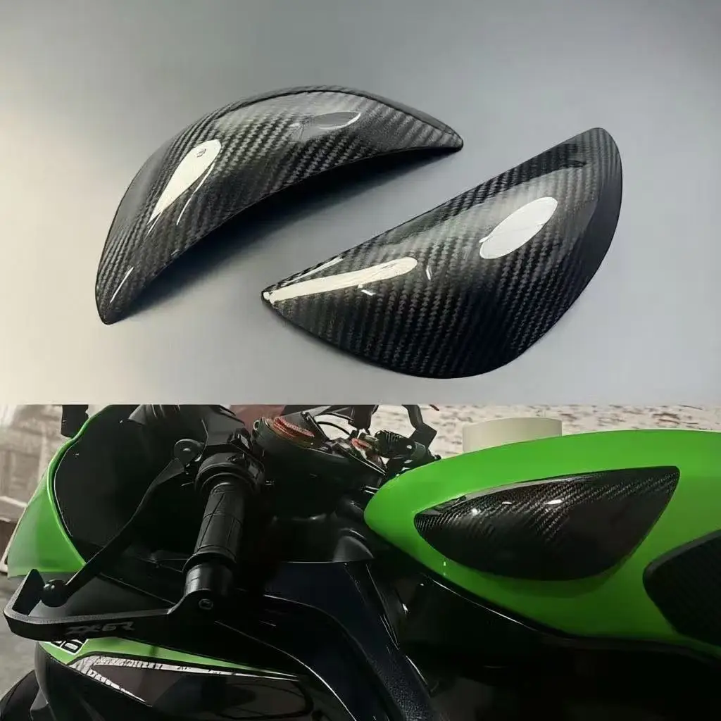 

ZX-6R 2024 New Motorcycle carbon fiber fuel tank guard housing decorative slider For Kawasaki ZX6R 636 2013-2022 2023 2024
