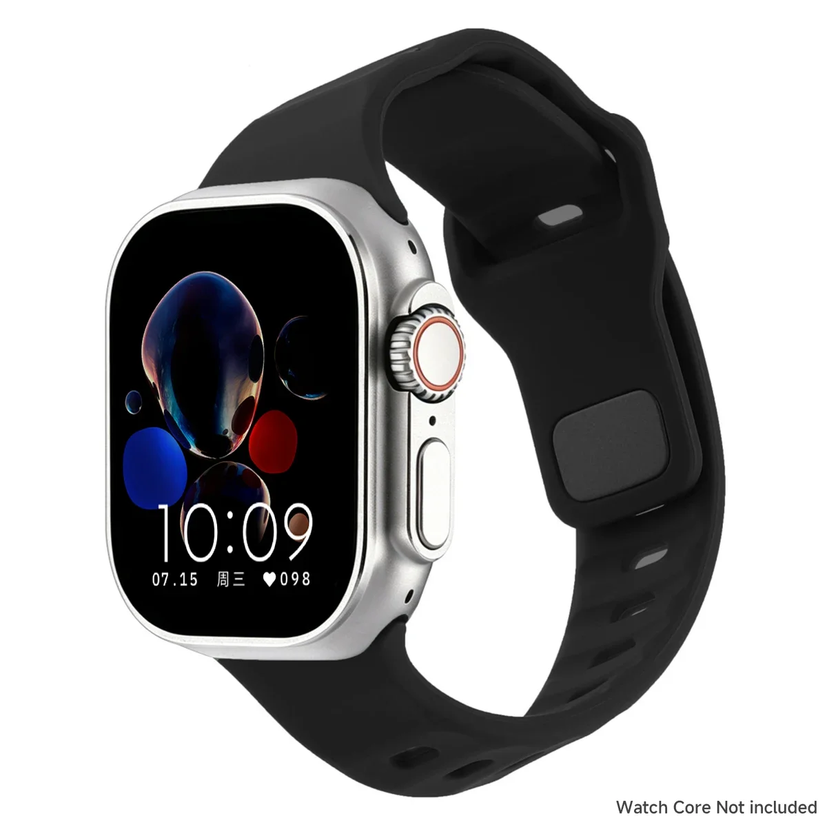 Silikon-Sportarmband für Apple Watch Ultra 3/2 49mm 42 44 38 40 41mm Zweifarbiges Verstellbares Armband für iWatch S11 10 9 8 7 6 SE3 Gürtel – Detail 14